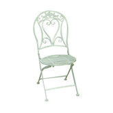 Vigor Mika Wrought Iron Folding Chair - White